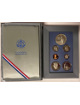 1986-S US Mint Prestige Proof Set Statue of Liberty 90% Silver Dollar (7 Coins) w/ Original Box & COA