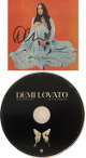 Demi Lovato signed 2021 Dancing With The Devil 4x4 Art Card-JSA -Album Cover Booklet w/ CD & Case