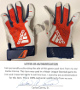 Carlos Correa Game Worn Used Adidas White/Blue CC1 Batting Gloves XL PR
