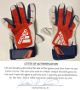 Carlos Correa Game Worn Used Adidas White/Blue CC1 Batting Gloves XL PR