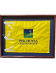 Vijay Singh signed 2005 Wachovia Championship 13x17 PGA Golf Flag JSA #AC92248- Premium Custom Framing 22X17 / Shadow Box