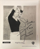 Faith Hill signed 1999 Warner Brothers Records Glossy 8x10 Photo with Love, To Steve  COA
