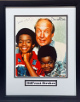 Conrad Bain, Gary Coleman & Todd Bridges triple signed Diff'rent Strokes 8x10 Photo Custom Framing (12.5x15.5) -COA