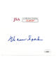 Warren Spahn signed 3x5 Index Card- JSA #LL60397 (Boston/Milwaukee Braves)