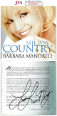 Barbara Mandrell signed 2006 She Was Country When Country Wasn't Cool: A Tribute Booklet back cover- JSA #KK58191