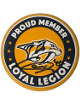Alexandre Carrier signed Nashville Predators Proud Member Loyal Legion NHL Hockey Puck #45- COA