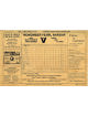 1942 Remember Pearl Harbor Baseball Wilder & Wilder Vintage 7.25x11.25 Score Card 5 sigs: Mickey Cochrane/Ernie Andres- JSA LOA