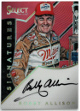 Bobby Allison signed 2017 Panini Select Racing NASCAR On Card Auto #S-BA- 05/25