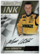 Matt Kenseth signed 2017 Panini Absolute Racing Ink NASCAR On Card Auto #A1-MK- 04/25
