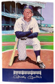 Mickey Mantle Restaurant MENU New York Yankees Glossy Coated 4 Page- Excellent