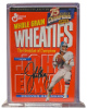 John Elway 1993 Denver Broncos Wheaties 75 Years Of Champions Mini Cereal Box 24Kt Sig, Acrylic Case