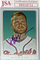Brian McCann signed 2010 Topps 206 Baseball On Card Auto #41- JSA #HH18721 (Atlanta Braves)
