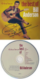 Bill Anderson signed 2022 The Best of Bill Anderson: As Far as I Can See Booklet Cover w/ CD & Case- COA