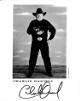 Charlie Daniels signed 8X10 Photo B/W Promo- COA (Country/Southern Rock Legend)