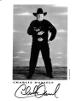 Charlie Daniels signed 8X10 Photo B/W Promo imperfect- COA (Country/Southern Rock Legend)