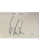 Blaine Larsen signed 3.5x6 Index Card- JSA #JJ96613 (Country Music Artist)