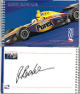 Raul Boesel Signed 2002 Indy Racing 7.75x4.5  Autograph Book/Season Schedule COA