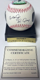 Cal Ripken Jr & Lou Gehrig Commemorative Baseball w/ Stand /COA IRONMEN AVON -BRAND NEW