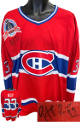 Patrick Roy signed Montreal Canadiens Mitchell & Ness Authentic Vintage Red Hockey Jersey #33 (2XL/52)- Upper Deck Authentic w/P