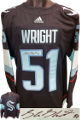 Shane Wright signed Seattle Kraken Authentic Navy Adidas - Upper/Deck/UDA Threads BAM182216