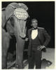 1985 CBS Ringling Bros. and Barnum & Bailey Circus Vintage B&W Promo 7.25x9.25 Photo w/ Host Ben Vereen