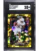 Bijan Robinson 2023 Panini Prizm Draft Picks Gold Ice Prizm Rookie Card (RC) #115- SGC Graded 10 Gem Mint (Texas/Falcons)