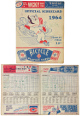 Bob Purkey signed 1964 Cincinnati Reds Official Score Card Crosley Field Vs Dodgers Scored 8/11/64- COA