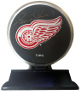 Gordie Howe signed Detroit Red Wings Old Logo NHL Hockey Puck #9 w/ Case- Beckett Review
