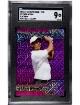 Tiger Woods 2023 Upper Deck Goodwin Champions Platinum Pink Traxx Card #P2- /299- SGC Graded 9 Mint