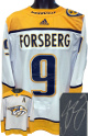 Filip Forsberg signed Nashville Predators NHL Authentic White Adidas Pro Hockey Jersey #9 Size 52- Predators COA