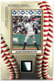 2008 Alex Rodriguez Authentic Jersey - Topps Card 4x6 Stand Up Display New York Yankees Upper Deck