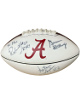Gene Stallings signed Alabama Nike Football w/ Antonio Langham/Robert Lester Roll Tide Inc To Mac COA (3 sigs)
