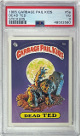 1985 Topps Garbage Pail Kids Series 1 Dead Ted Stickers #5a- PSA Graded 3 VG