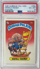 1985 Topps Garbage Pail Kids Series 1 Wrinkly Randy Stickers #35a- PSA Graded 6 EX-MT