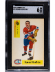 Bernard "Boom Boom" Geoffrion 1958-59 Parkhurst NHL Card #28- SGC Graded 6 EX-NM (Montreal Canadiens/HOF)
