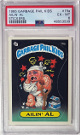 1985 Topps Garbage Pail Kids Series 1 Ailin' Al Stickers #15a-PSA Graded 6 EX-MT