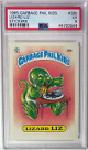 1985 Topps Garbage Pail Kids Series 1 Lizard Liz Stickers #38b- PSA Graded 5 EX