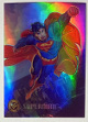 1995 Skybox DC Legends SUPERMAN Power Chrome Legacy Refractor Card #L1