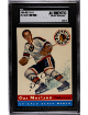 Gus Mortson 1954-55 Topps NHL Card #17- SGC Slabbed Authentic (Evidence of Trimming/Chicago Blackhawks/Centered/Amazing Color)
