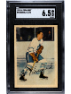Bobby Hassard 1953-54 Parkhurst NHL Card #4- SGC Graded 6.5 EX-NM+ (Toronto Maple Leafs)