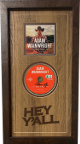Adam Wainwright signed 2024 Hey Yall Album CD w/Cover Custom Wood Framing- Beckett (St Louis Cardinals)