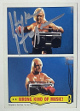 Hulk Hogan signed 1985 Topps WWF Wrong Kind of Music! On Card Auto #56- COA