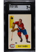 Albert Langlois 1958-59 Parkhurst NHL Rookie (RC) Card #5- SGC Graded 7 NM (Montreal Canadiens)