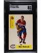 Alvin McDonald 1958-59 Parkhurst  Rookie (RC) NHL Card #30- SGC Graded 8 NM-MT (Montreal Canadiens)
