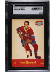 Bert Olmstead 1955-56 Parkhurst NHL Card #42- SGC Slabbed Authentic (Evidence of Trimming/Montreal Canadiens)