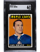 Carl Brewer 1965-66 Topps NHL Card #78- SGC Graded 6 EX-NM (Toronto Maple Leafs)