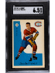 Claude Provost 1959-60 Parkhurst NHL Card #18- SGC Graded 6.5 EX-NM+ (Montreal Canadiens)