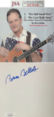 Bruce Bellot signed Buscoyo Records Back Cover w/ CD & Case- JSA #KK58106