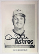 Dave Roberts signed 1970s 3.5x5 B&W Baseball Photo  COA (1972-1975 Houston Astros)