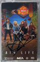 Jack Blades Night Ranger signed 1987 Big Life Cassette Cover/Tape/Case- JSA #KK58303